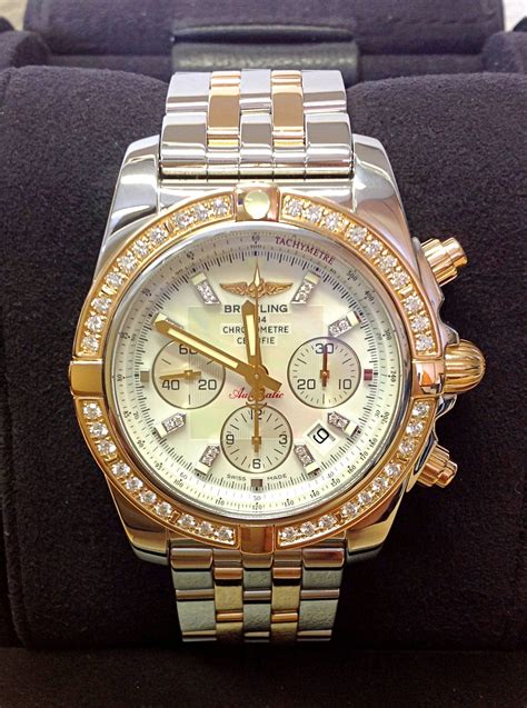 breitling women's chronomat|breitling chronomat 44 diamond bezel.